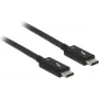 USB laidas DeLOCK 84846 USB 3.2 Gen 2 1,5 m USB C juodas