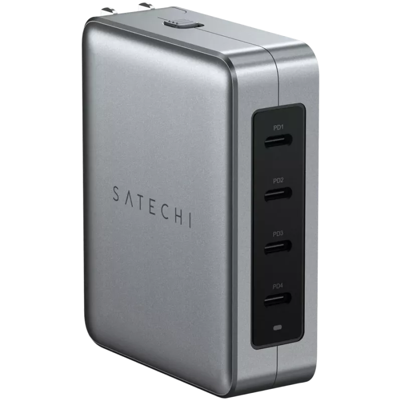 Mobiliojo įrenginio įkroviklis „Satechi ST-W145GTM“ 4 USB Type-C greitasis įkrovimas