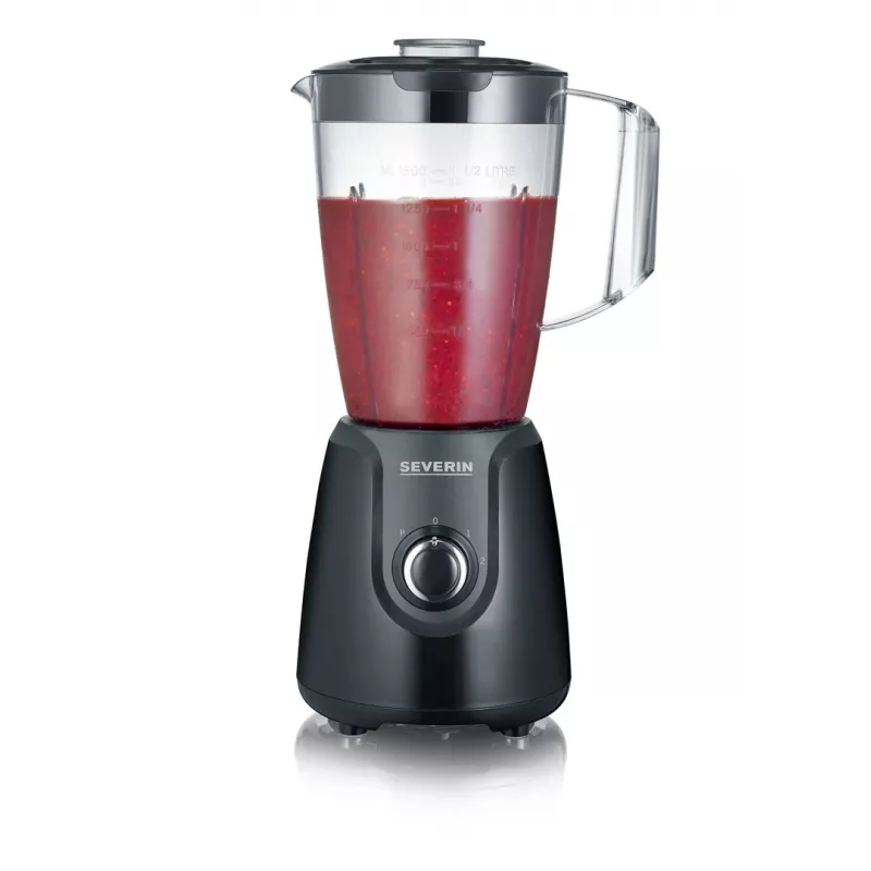 Severin SM 3707 blenderis 1,5 L Stalo blenderis 600 W Juodas