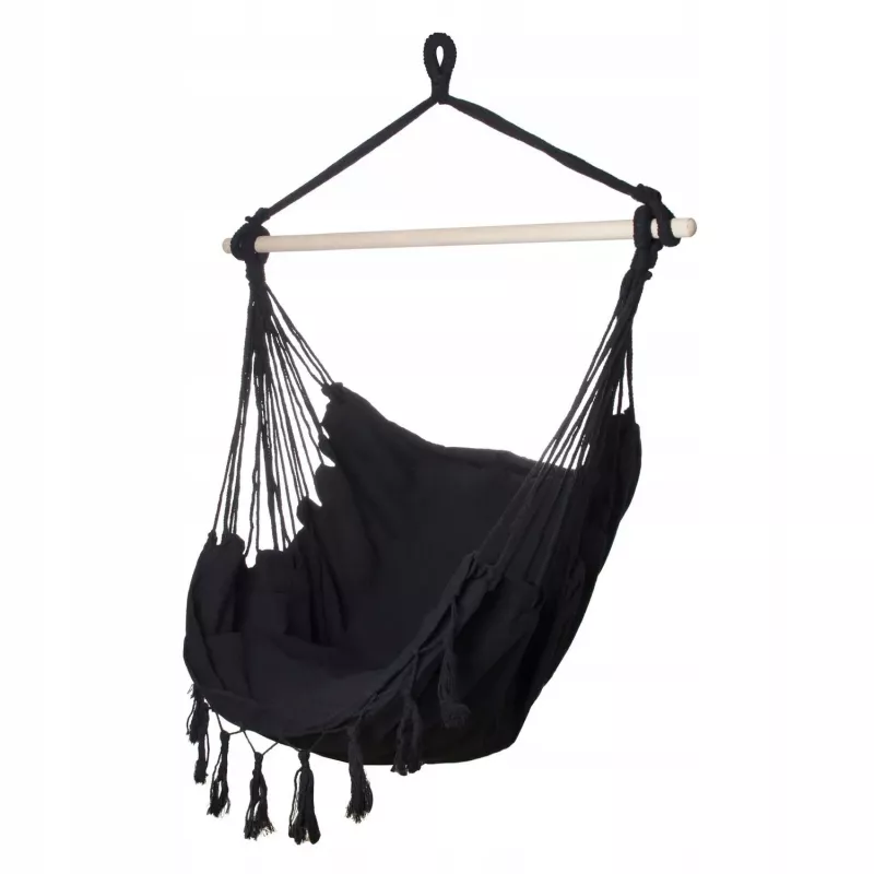 Juoda Forest | Hammock | Brazilian armchair 100x130cm juodas