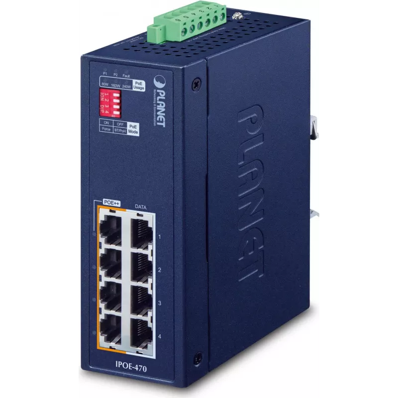 Pramoninis 4 prievadų Gigabit Ethernet komutatorius PLANET IP30