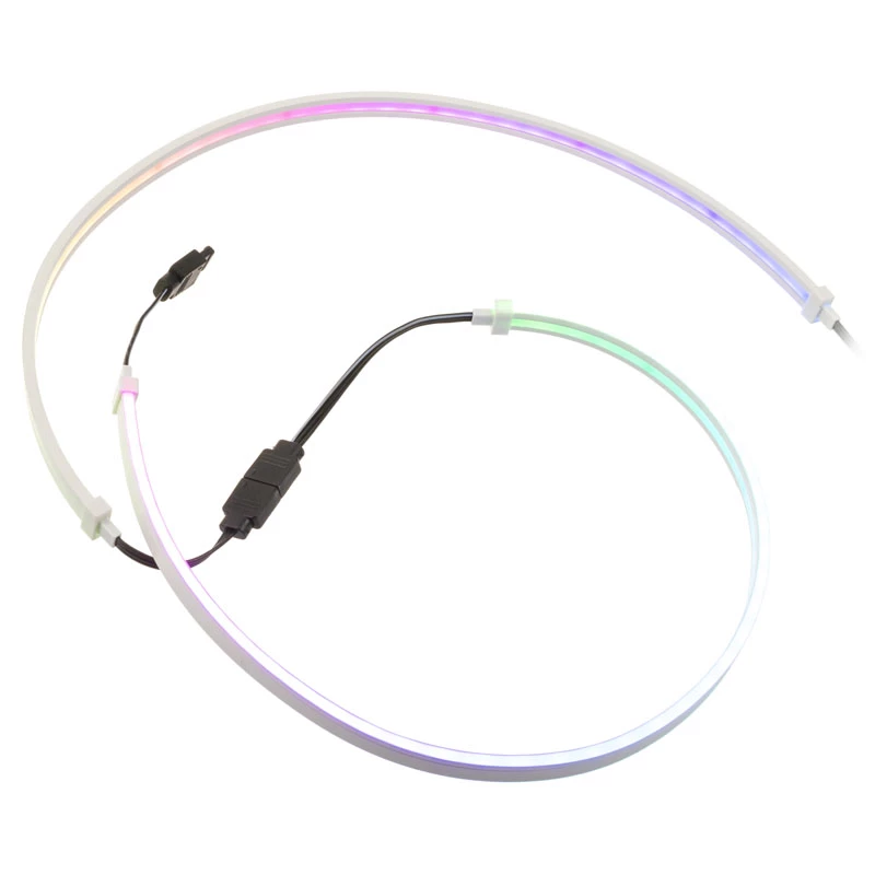 SilverStone LS04, ARGB LED juosta, 2 vnt. - Balta