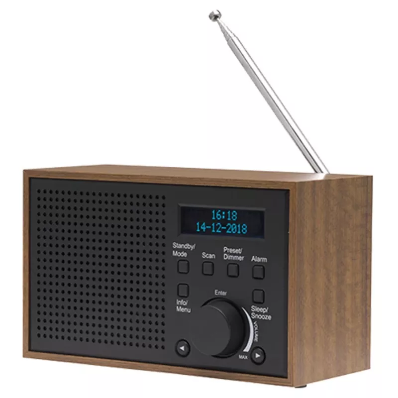 Radio Denver DAB-46DARK Pilka