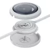 Greito įkrovimo laidas 3in1 Baseus Free2Draw USB-C į USB-C/Lightning/Micro 100W, 1,1m (baltas)