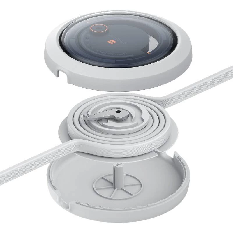 Greito įkrovimo laidas 3in1 Baseus Free2Draw USB-C į USB-C/Lightning/Micro 100W, 1,1m (baltas)