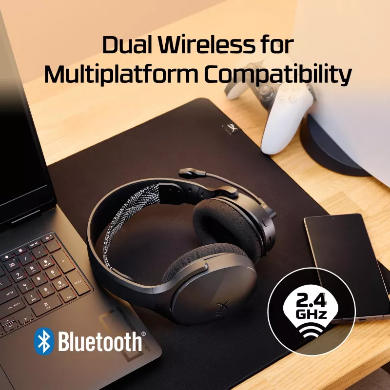 HyperX Cloud Jet - belaidės žaidimų ausinės (juodos)