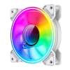 Gamemax | Korpuso ventiliatorius | DUAL RING INFINITY | Balta