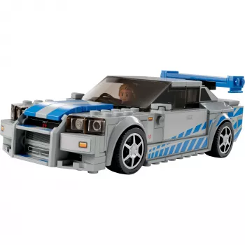 LEGO 76917 Speed Champions 2 Fast 2 Furious Nissan Skyline GT-R (R34) Automobilis