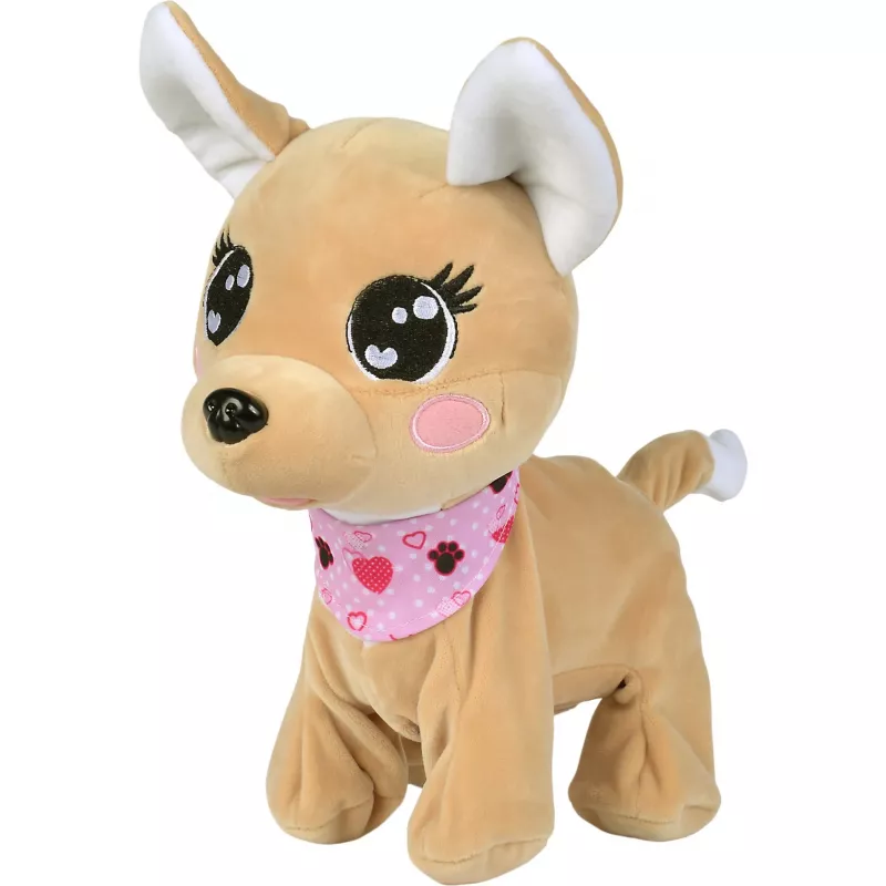 ChiChi LOVE Baby Boo, pliušinis žaislas smėlio spalvos/rožinis, 30 cm