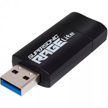 PATRIOT Rage Lite 512GB 120 MB/S USB 3.2 ištraukiama USB atmintinė Juoda (PEF512GRLB32U)