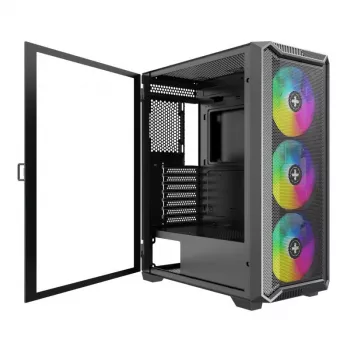 Korpusas|XILENCE|ATX/micro ATX/Mini-ITX|Juodas|Midi Tower|PC|XG161