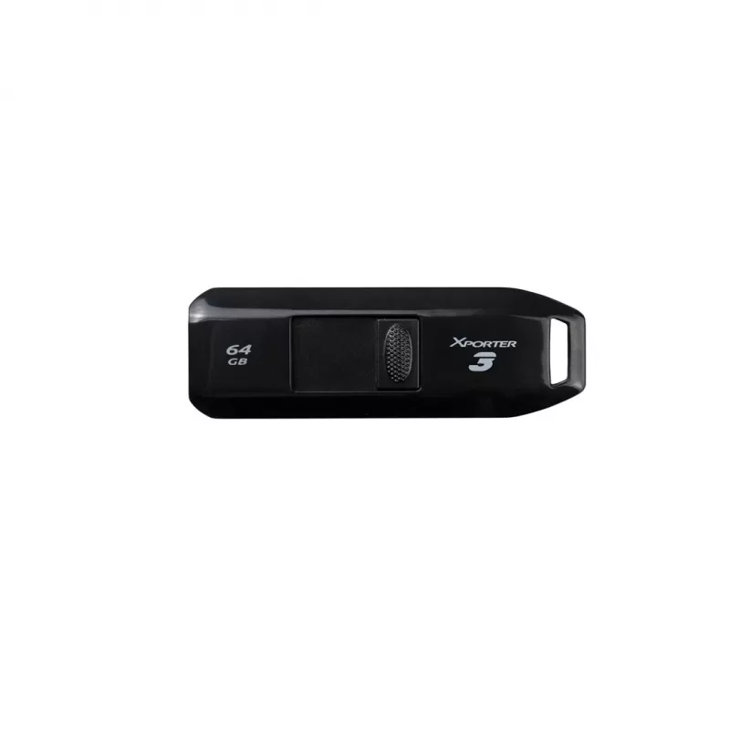 USB atmintukas PATRIOT Xporter 64GB USB Type-A 3.2 Gen 1 (slankiojantis, juodas, 80 MB/s)