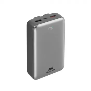 Išorinė baterija Rivacase VA2612 — 20000 mAh nešiojamas USB įkroviklis su keliais USB prievadais