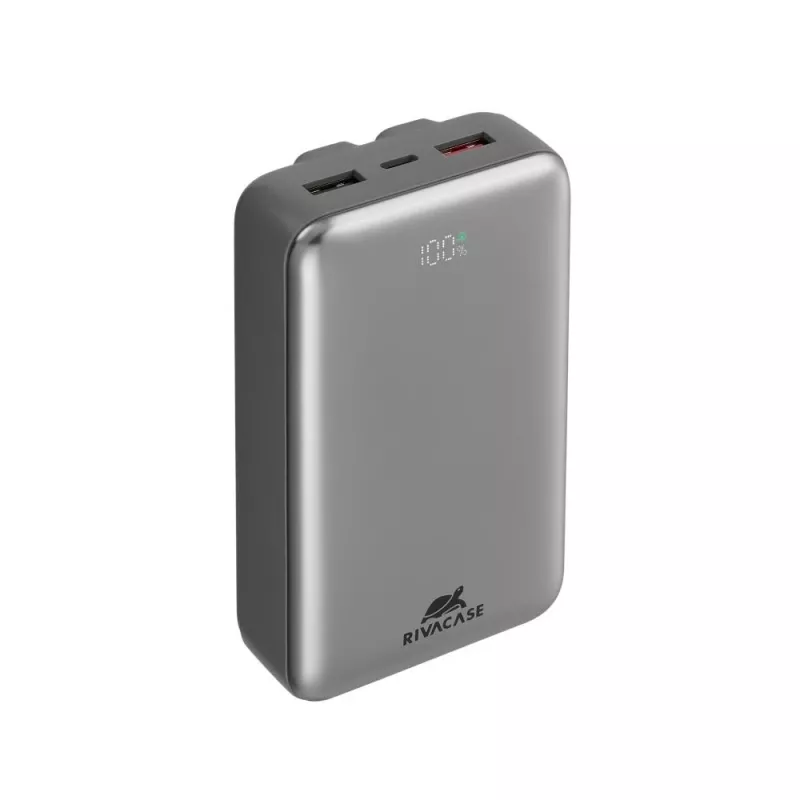 Išorinė baterija Rivacase VA2612 — 20000 mAh nešiojamas USB įkroviklis su keliais USB prievadais