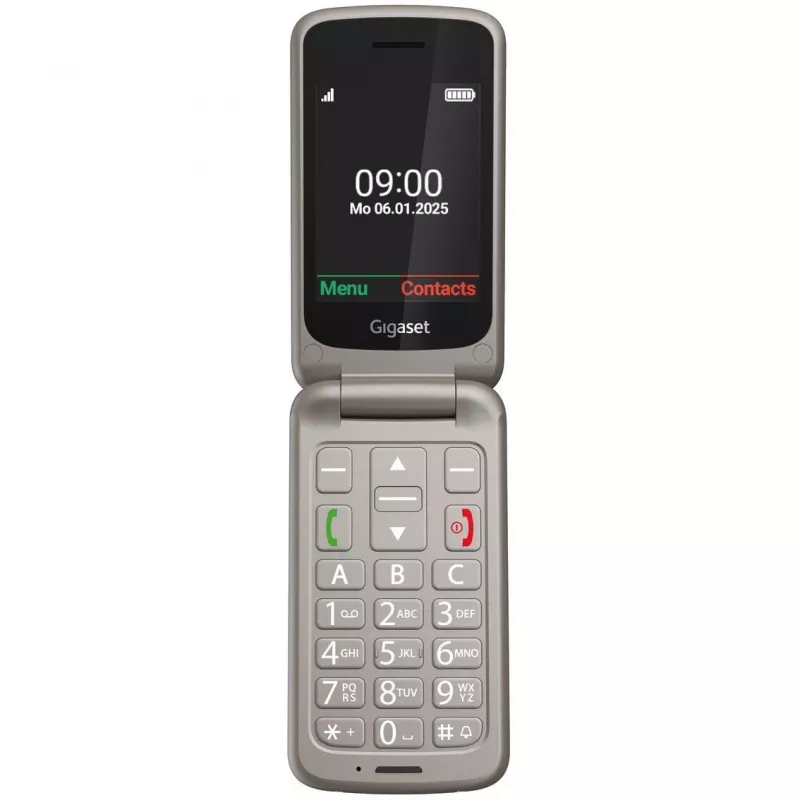 Senior Phone Gigaset GL595 2,8 colio 0,3 MP pilkas