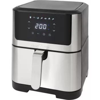 ProfiCook PC-FR 1269 H gruzdintuvė Single 8 L Pastatoma 1800 W karšto oro gruzdintuvė Juoda, nerūdijantis plienas