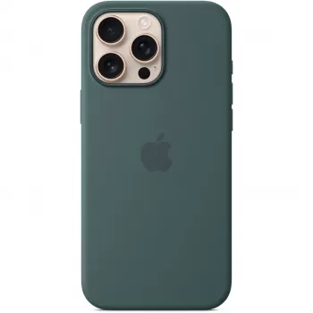 Silikoninis dėklas su MagSafe, skirtas iPhone 16 Pro Max - ežero žalia
