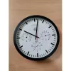 NeXtime laikrodis 2635zw Weatherstation, Ø34 cm, sieninis, juodas