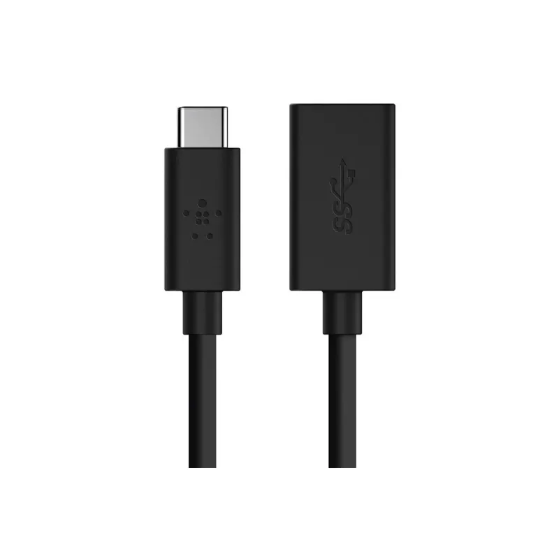Belkin USB 3.0 lizdas 5GBit/s USB-C į USB-A 1m pilka (F2CU036BTBLK)