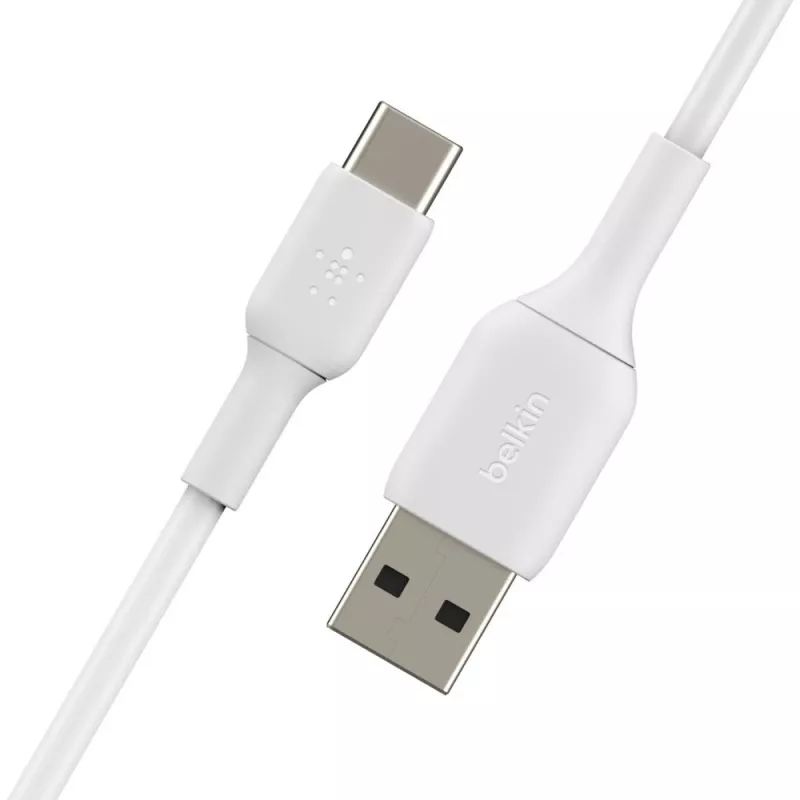 USB laidas Belkin CAB001BT3MWH 3 m USB A USB C balta