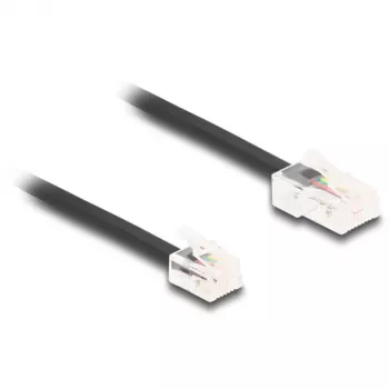 Tinklo kabelis DeLOCK 88035 RJ45 į RJ11 1m Juodas