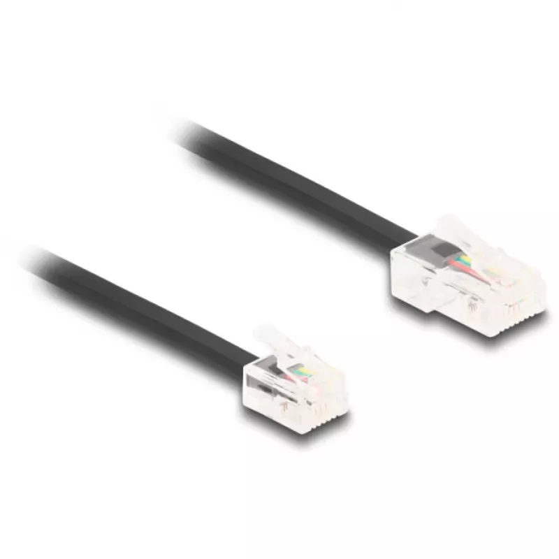 Tinklo kabelis DeLOCK 88035 RJ45 į RJ11 1m Juodas