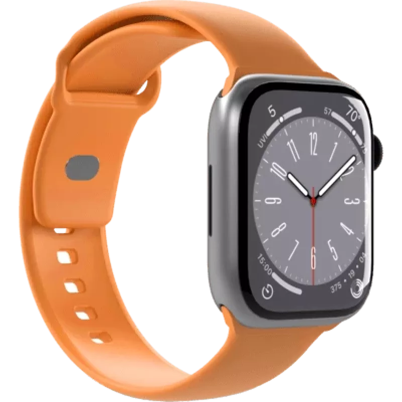 PURO ICON - Elastinis dirželis Apple Watch 42/44/45/49 mm (S/M ir M/L) (abrikosų)