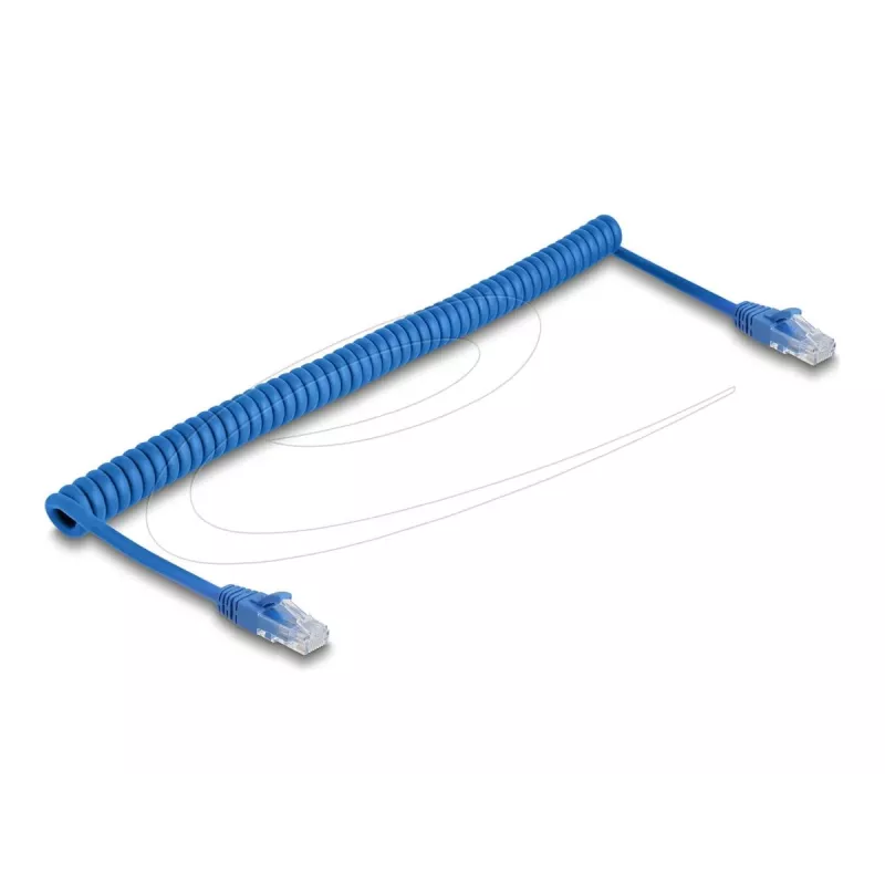 Tinklo kabelis DeLOCK 90197 mėlynas 1,2 m Cat6 U/UTP