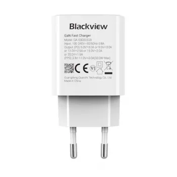 Įkroviklis JuodaVIEW CHAR-33W/BV USB-C 33W greitas įkrovimas, juodas
