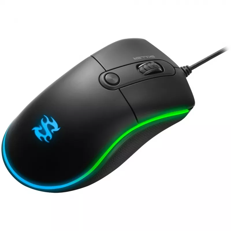 Sharkoon Skiller SGM2 žaidimų pelė, laidinė, ergonominė, optinė, 6 mygtukai, juoda
