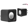 2 krypčių PC garsiakalbis Audiocore AC870 B — 3 W RMS, laidinis USB maitinimas, 3,5 mm įvestis, 2.0 kanalai