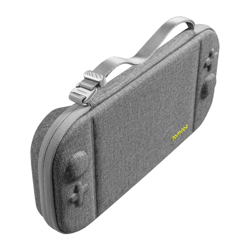 Apsauginis nešiojimo dėklas Tomtoc FancyCase-G05, skirtas Nintendo Switch 2, pilkas