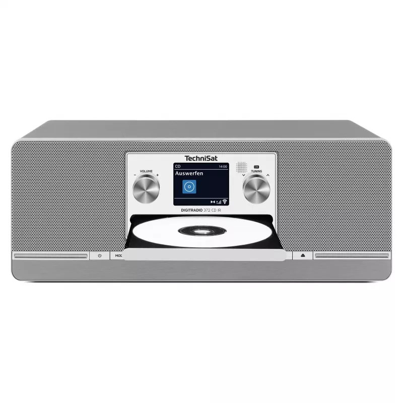 TechniSat DIGITRADIO 372 CD IR internetinis analoginis ir skaitmeninis radijas, antracito, sidabro