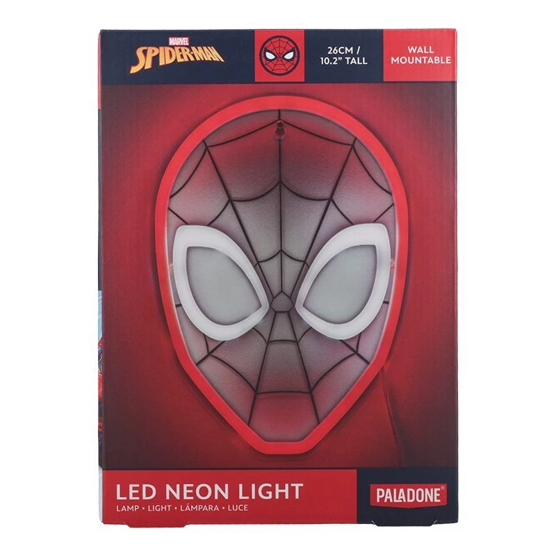 Paladone Spiderman sieninis LED neoninis šviestuvas