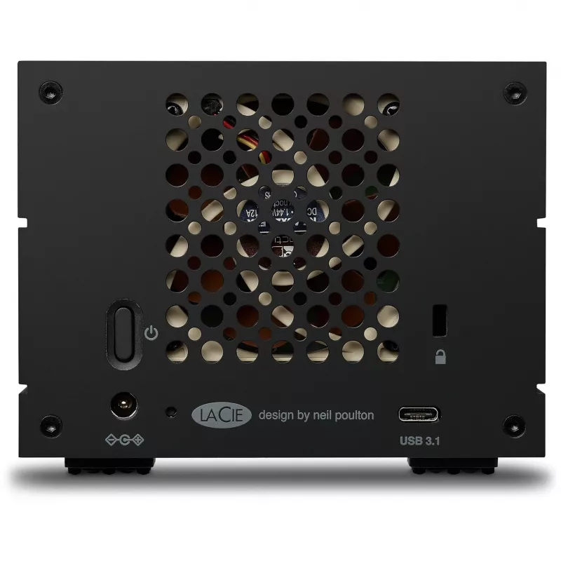 Stalinis RAID HDD masyvas SEAGATE LaCie 2big Raid USB‑C 40TB — 2 dėklų, HDD, USB‑C
