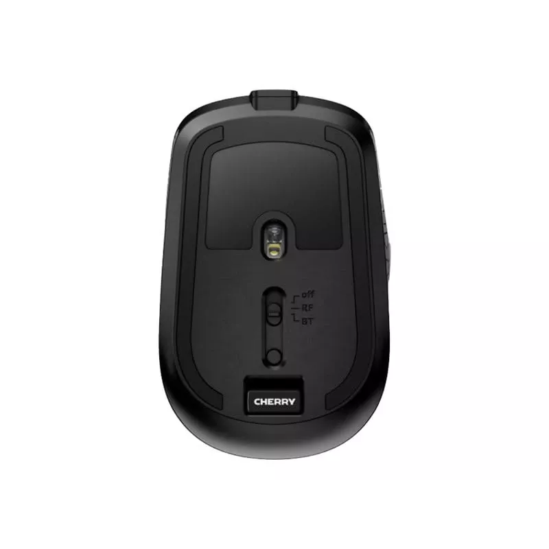 CHERRY DW 9100 plonas klaviatūra Pelė komplekte Universalus RF belaidis + Bluetooth AZERTY prancūzų juoda