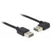USB kabelis DeLOCK 5 m USB 2.0 A m/m 90°