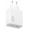 Maitinimo adapteris Xiaomi 90W HyperCharge 3-Port EU — 90 W USB įkroviklis su trimis išvesties prievadais (EU kištukas)