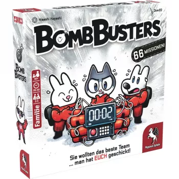 Stalo žaidimas Pegasus Spiele Pegasus Bomb Busters (Spiel des Jahres 2025) – šeimos strateginis žaidimas