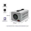 Qoltec 50724 automatinis įtampos stabilizatorius AVR 2000 VA