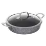Indukcinė gili keptuvė su 2 rankenomis BALLARINI Salina Granitium 24 cm 75002-811-0