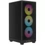 Corsair RGB AIRFLOW PC korpusas 2000D Juoda Mini-ITX maitinimo šaltinis neįtrauktas SFX