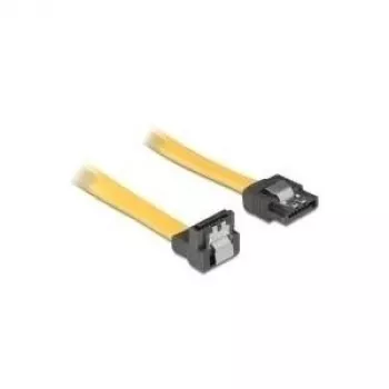 SATA kabelis DeLOCK 82490 0.7m Geltonas