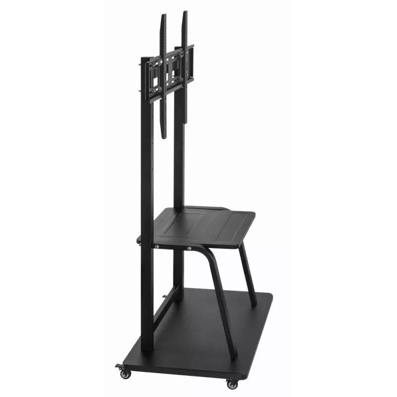 Gembird TVS-100F-01 reklaminio ekrano laikiklis 2,54 m (100) Juoda