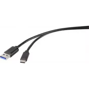 Renkforce RF-4536472 USB laidas 0,3 m USB 3.2 Gen 2 (3.1 Gen 2) USB A USB C juoda (RF-4536472)