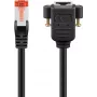 Goobay CAT 6 prailginimo kabelis, S/FTP (PiMF), juodas (65639)