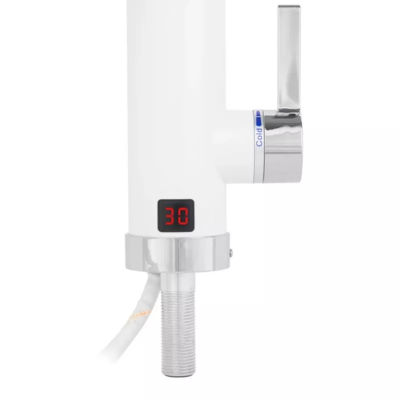 Momentinis vandens šildytuvas NOVEEN IWH460 4600W 220–240V, betalės taškinio naudojimo, 2,5 l/min, IPX4, LED ekranas