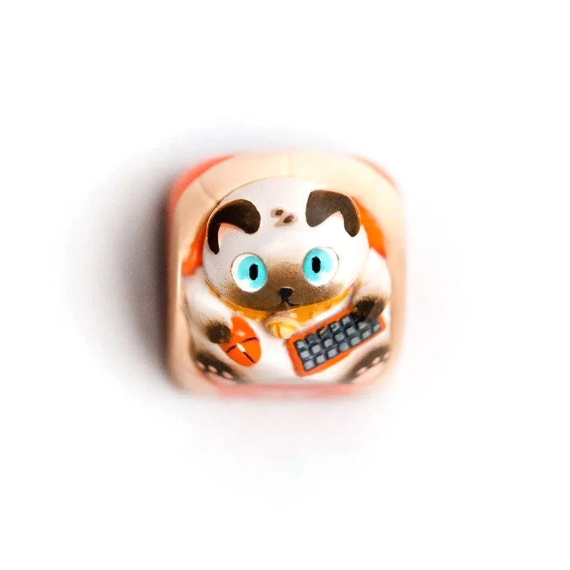 Keycap set Triton Fnatic Artisan Loeya — Oranžinė