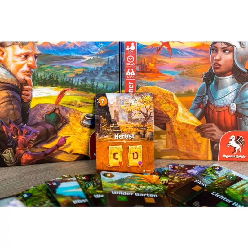 Pegasus Spiele Die Kartographin stalo žaidimas