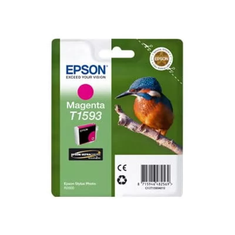 Epson T1593 Magenta, Magenta, pigmentinis rašalas, 17 ml, 1 vnt., 1200 puslapių